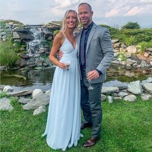 Azazie AAIDA
A-Line Chiffon Floor-Length Dress Mist